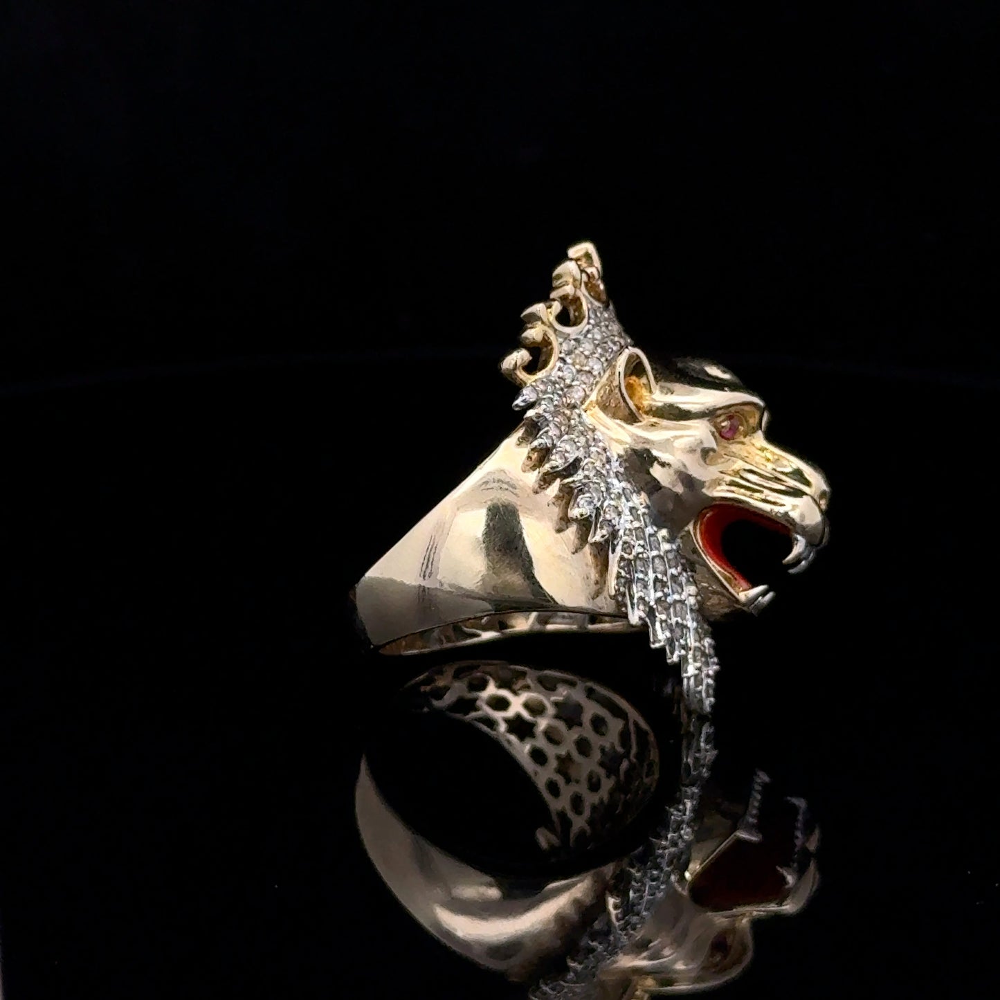 Lion Head Ring