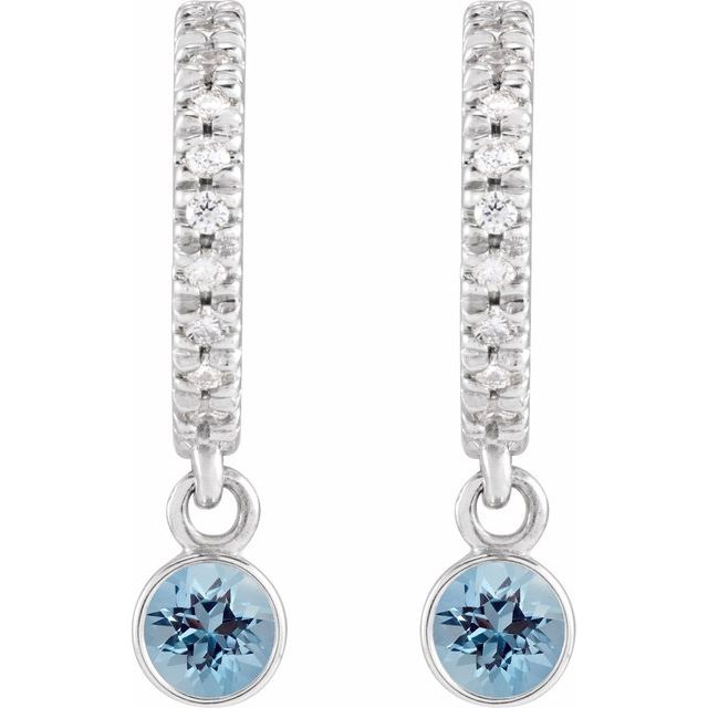 14k-white-gold-natural-aquamarine-&-.08-ctw-natural-diamond-french-set--hoop-earrings