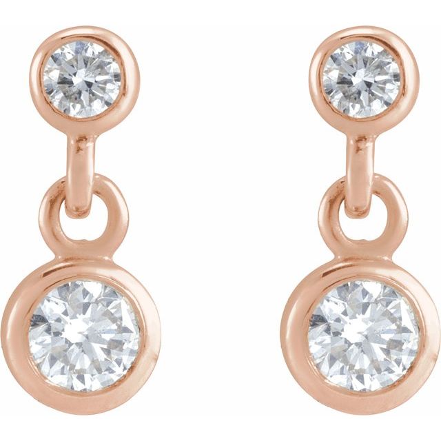 14k-rose-gold-1/4-ctw-natural-diamond-two-stone-earrings