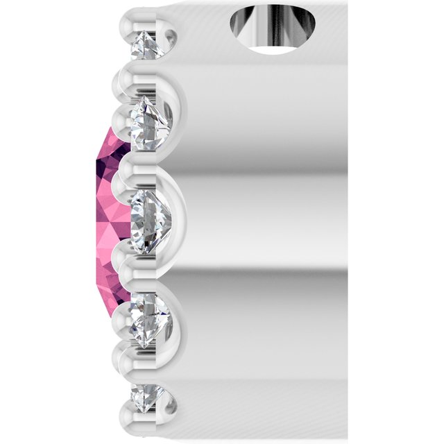 14k-white-gold-natural-pink-tourmaline-&-.08-ctw-natural-diamond-halo-style-pendant