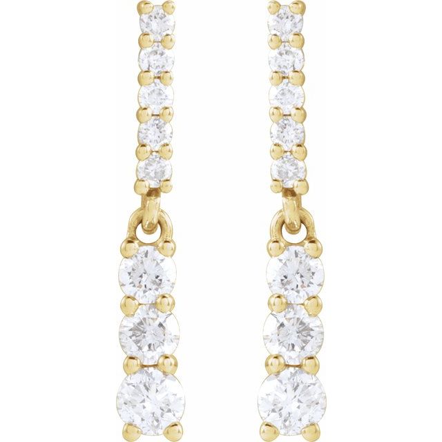14k-yellow-gold-1/4-ctw-natural-diamond-dangle-earrings