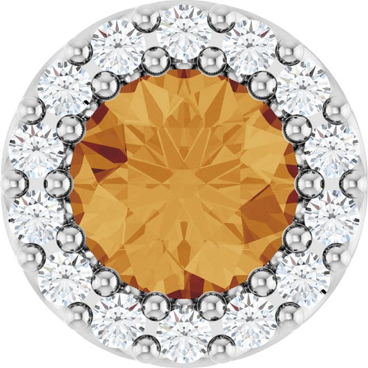 14k-white-gold-natural-citrine-&-1/10-ctw-natural-diamond-halo-style-pendant