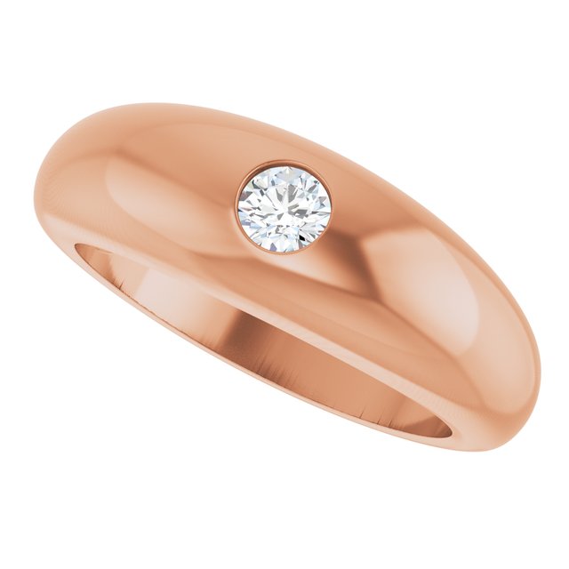 14k-rose-gold-1/4-ct-natural-diamond-dome-ring