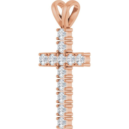 14k-rose-gold-3/4-ctw-natural-diamond-cross-pendant