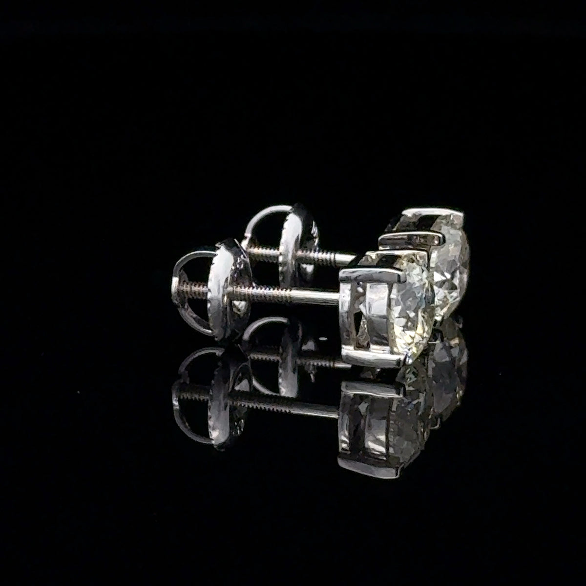 Solitaire Earrings