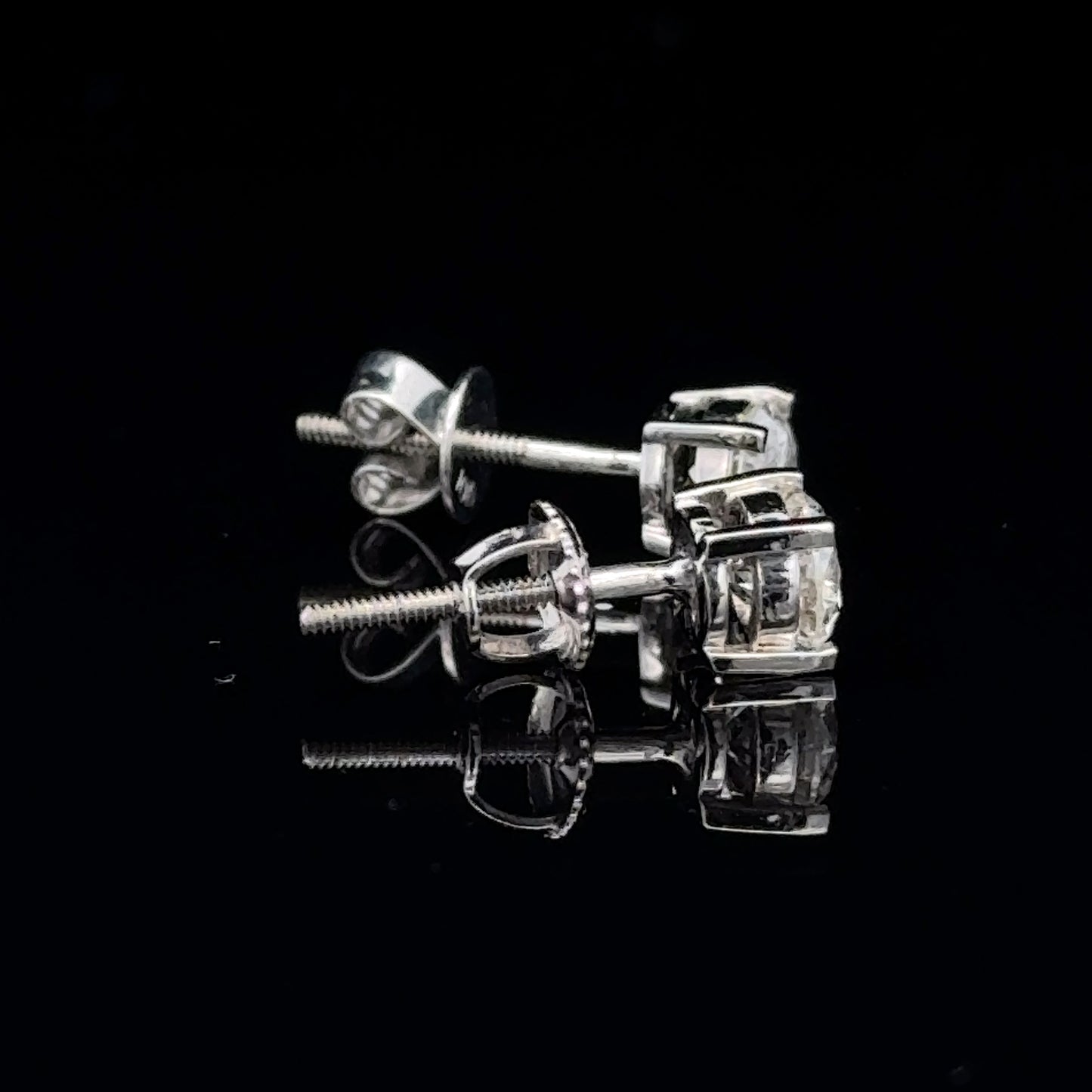 Solitaire Earrings