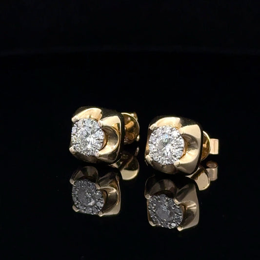 Solitaire Earrings