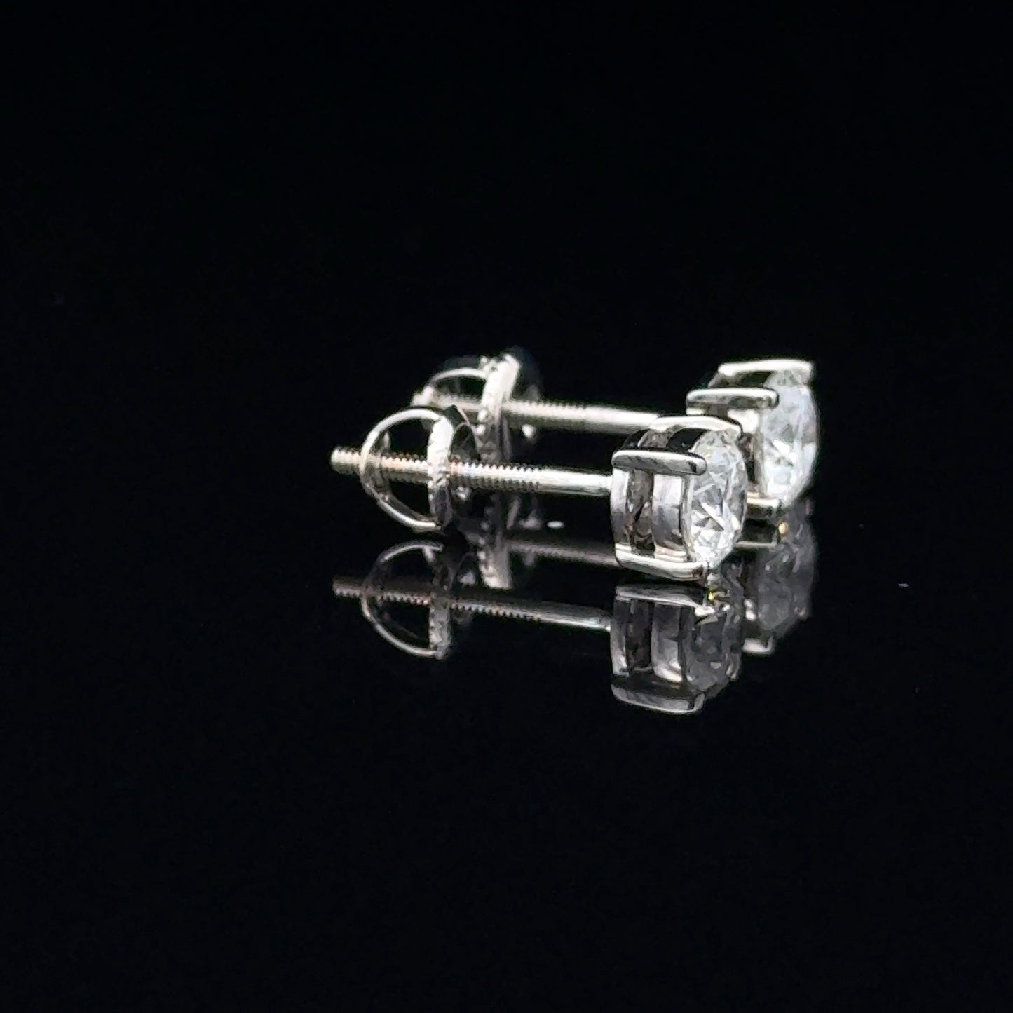 Solitaire Earrings