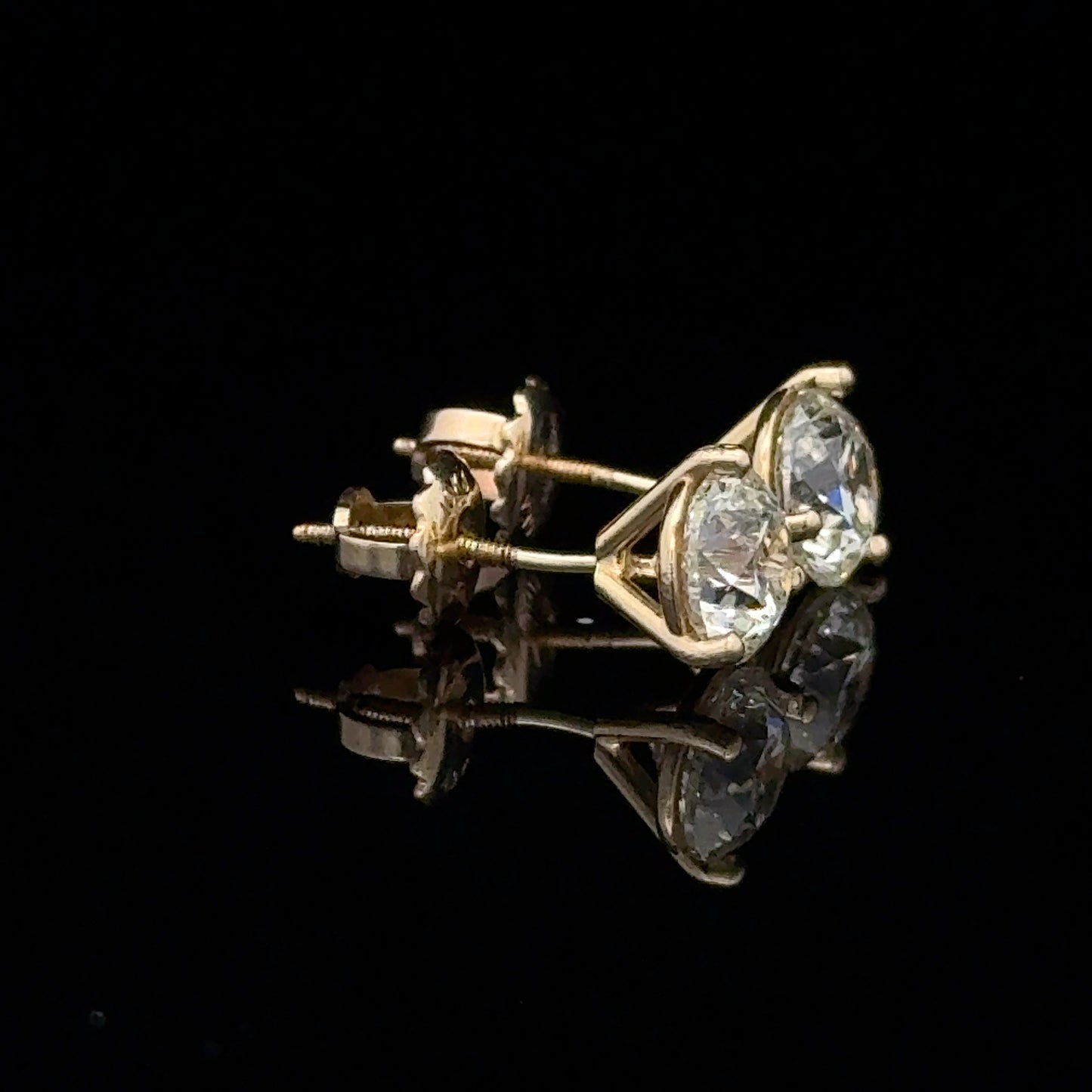 Solitaire Earrings