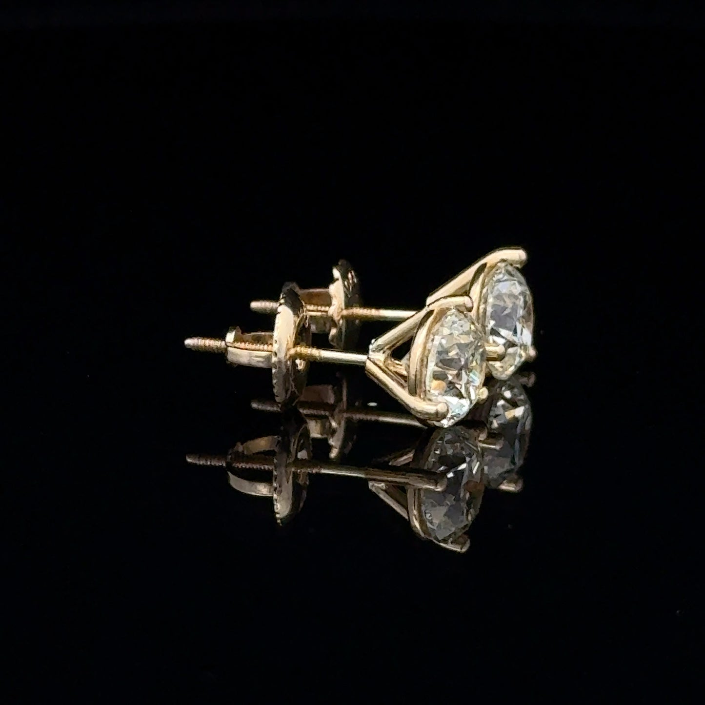 Solitaire Earrings