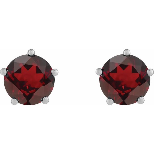 14k-white-gold-natural-mozambique-garnet-stud-earrings