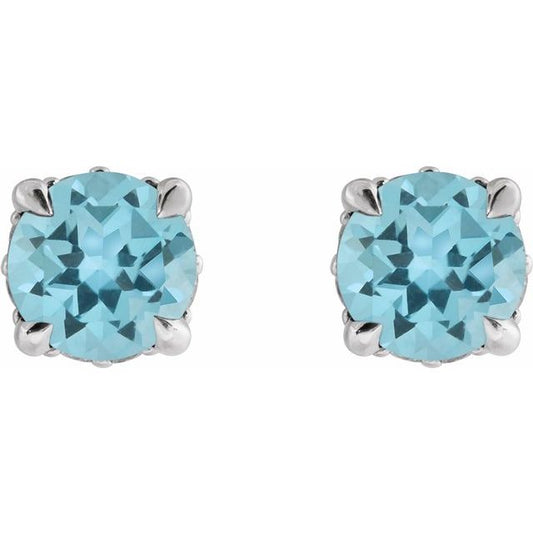 14k-white-gold-natural-sky-blue-topaz-&-.06-ctw-natural-diamond-semi-set-hidden-halo-style-stud-earrings