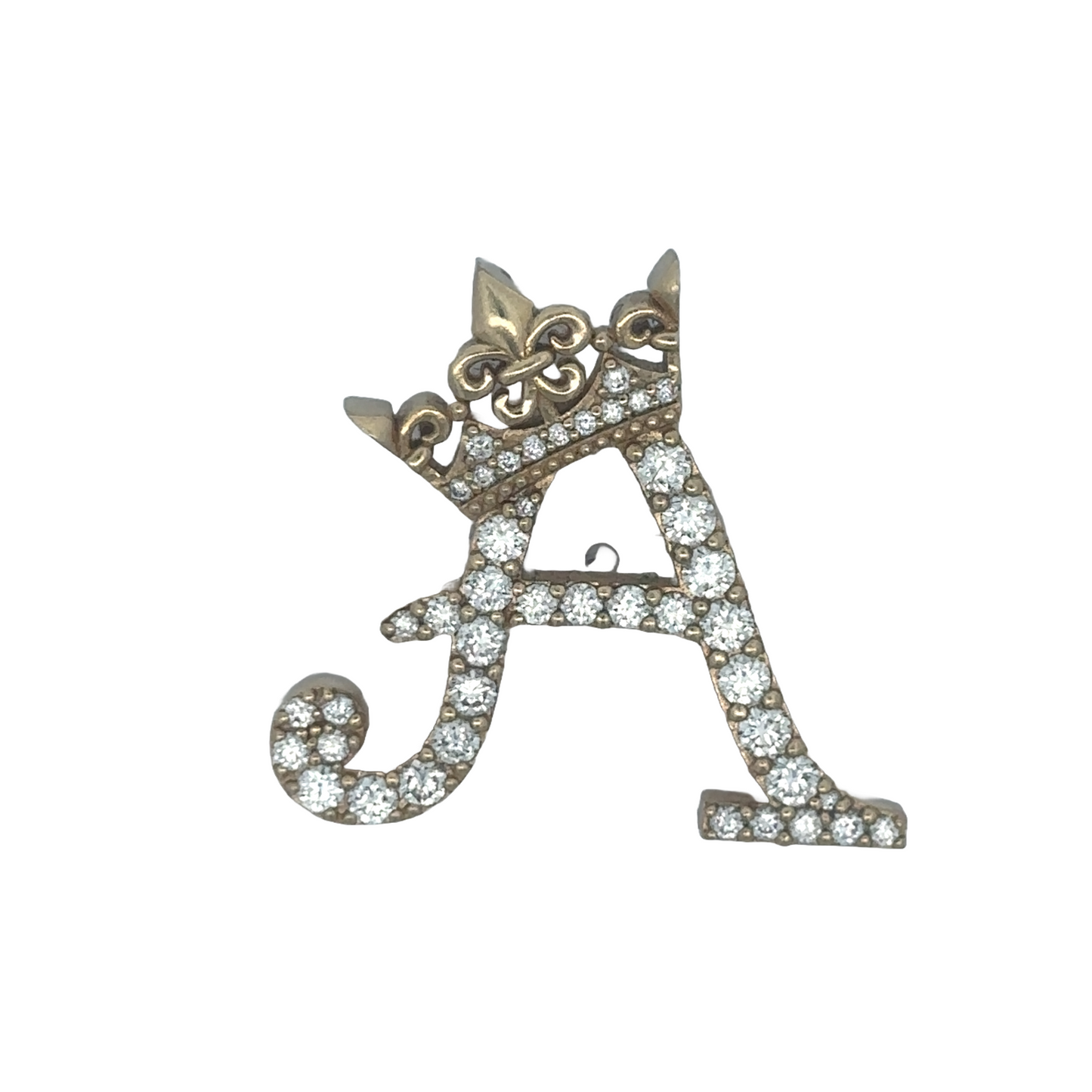 "A" Initial Pendant
