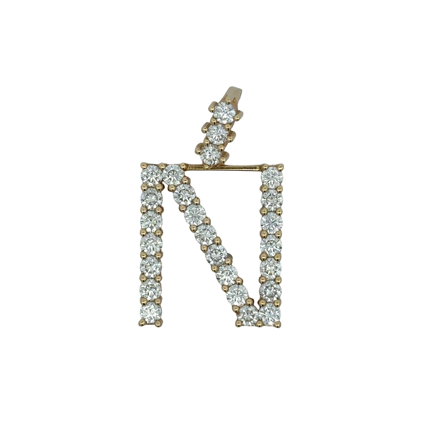 "N" Initial Pendant