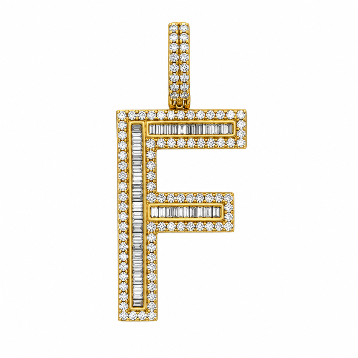 "F" Initial Pendant