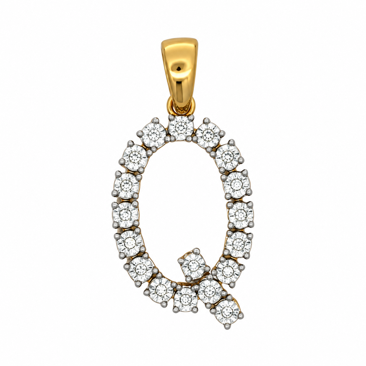"Q" Initial Pendant