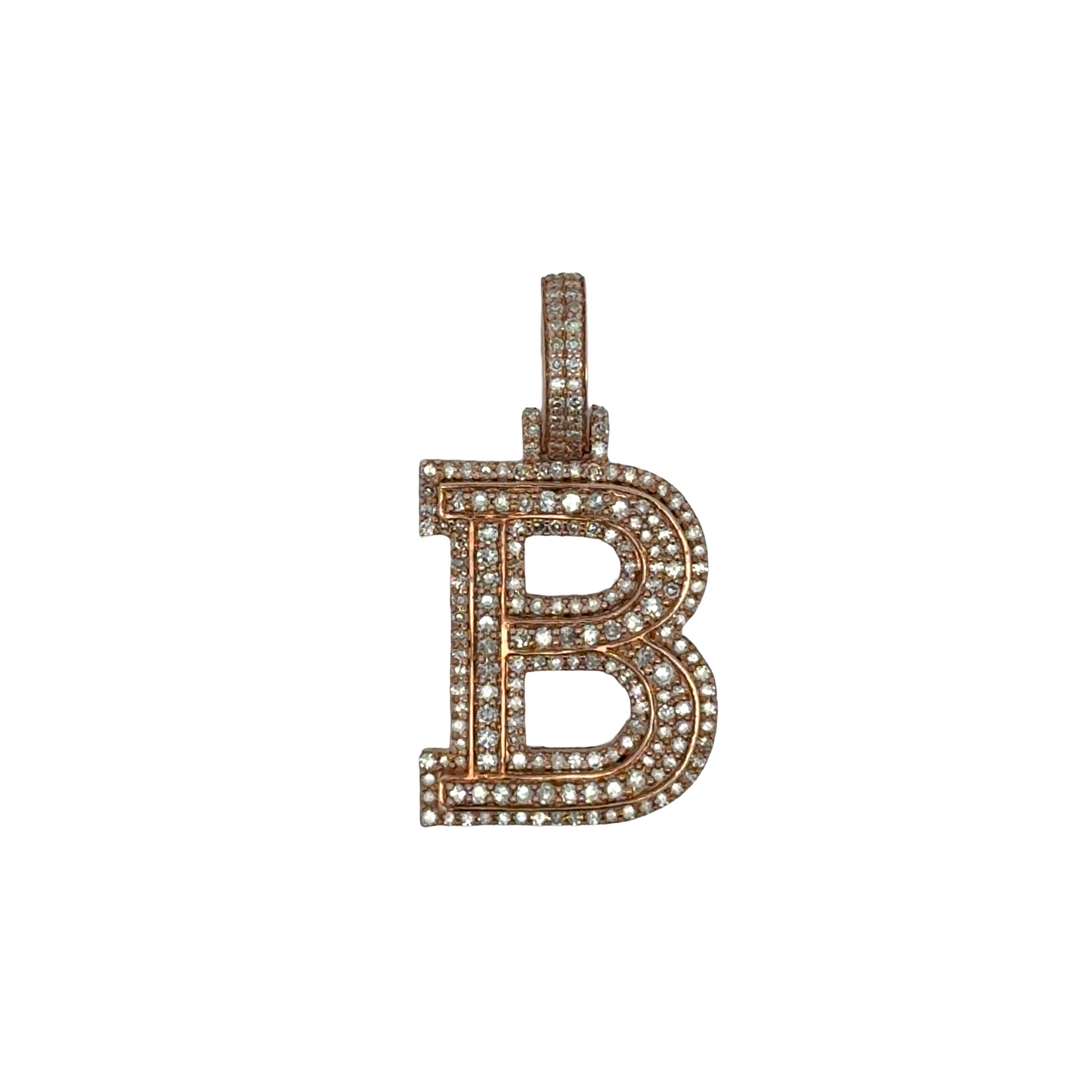 "B" Initial Pendant