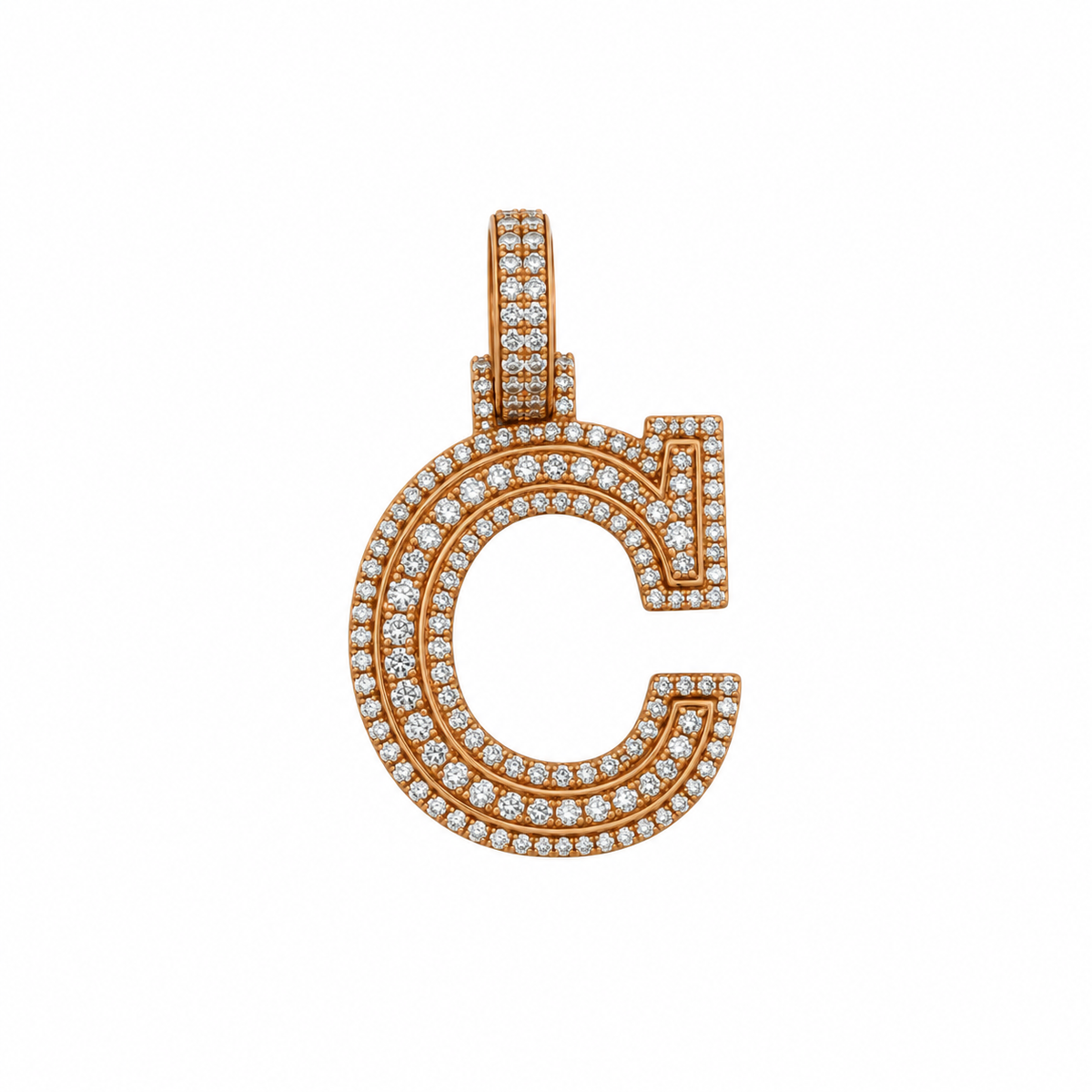 "C" Initial Pendant