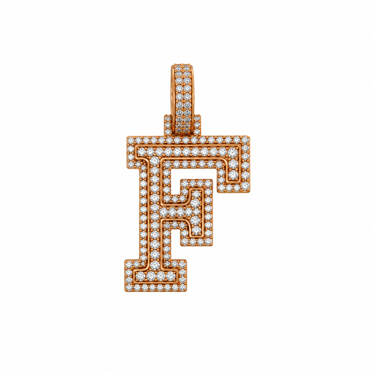 "F" Initial Pendant