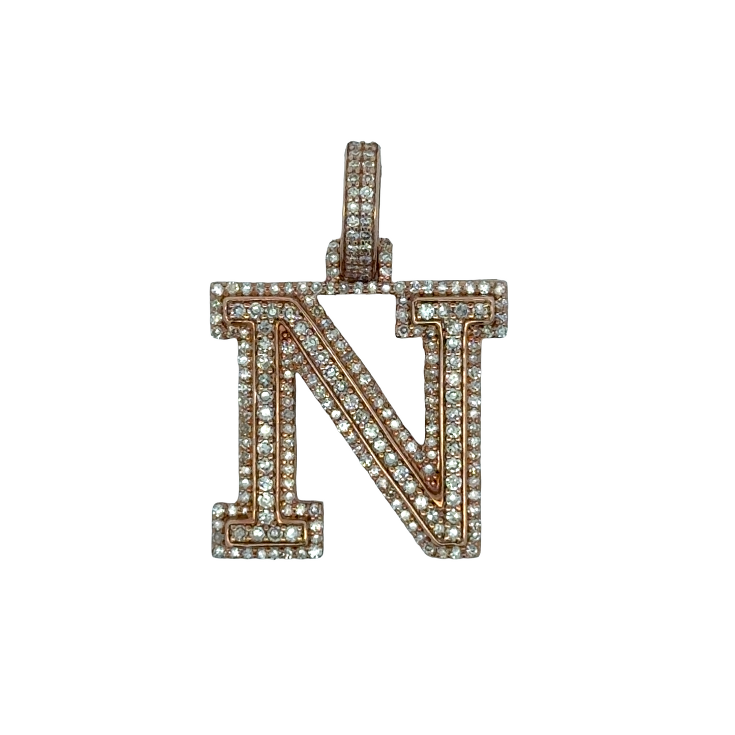 "N" Initial Pendant