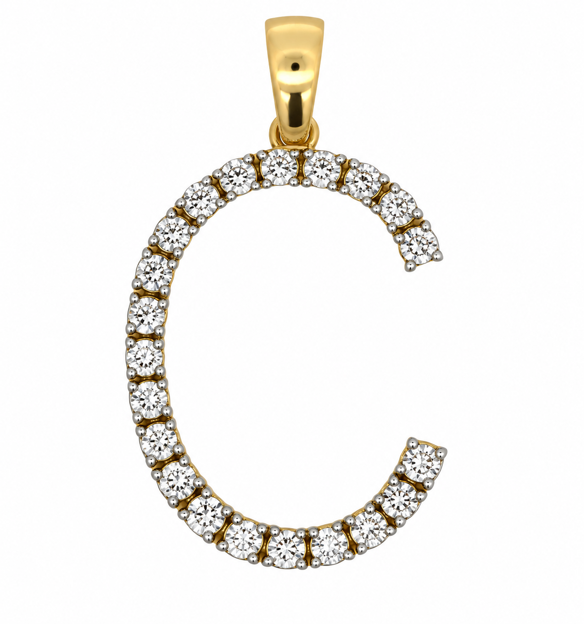 "C" Initial Pendant