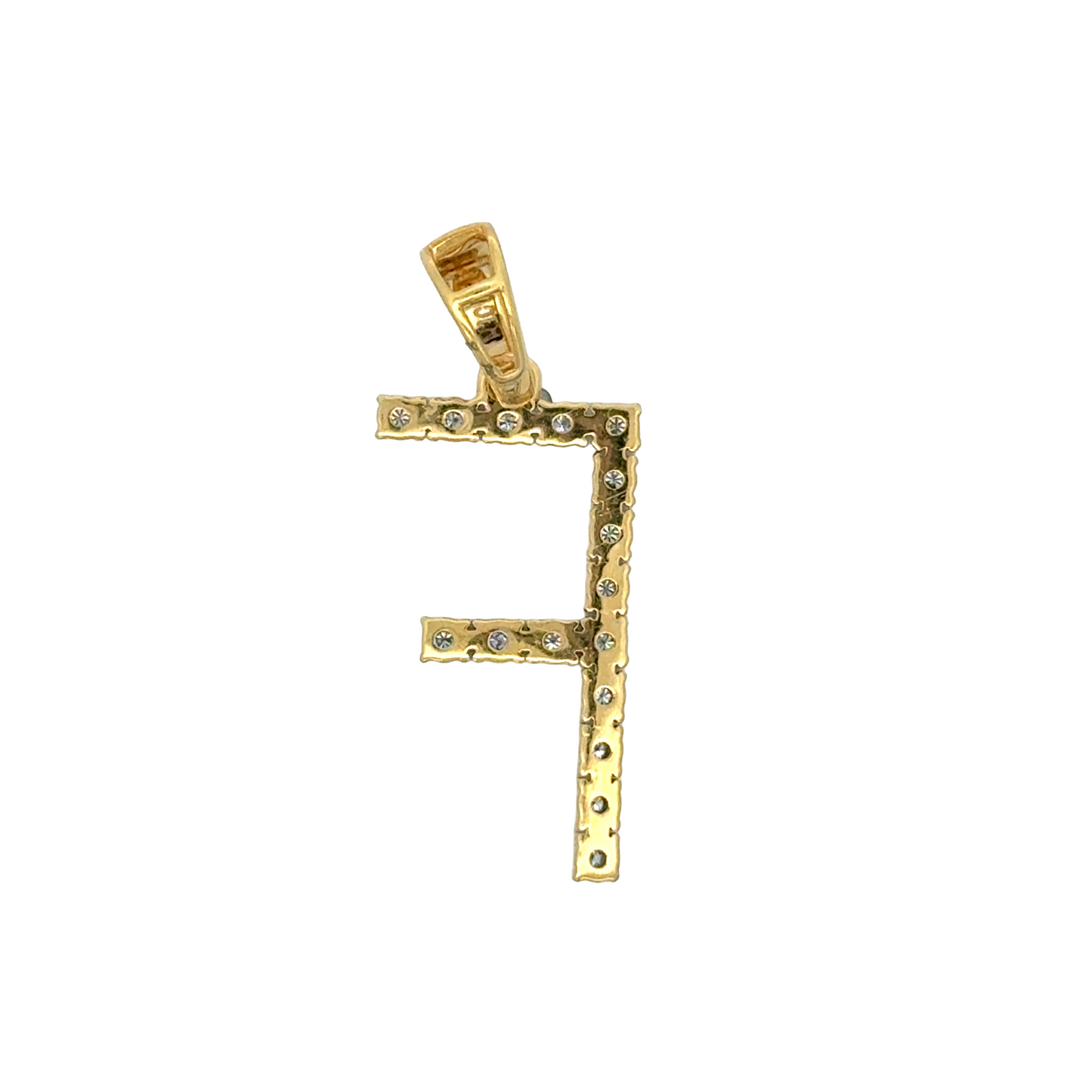 "F" Initial Pendant