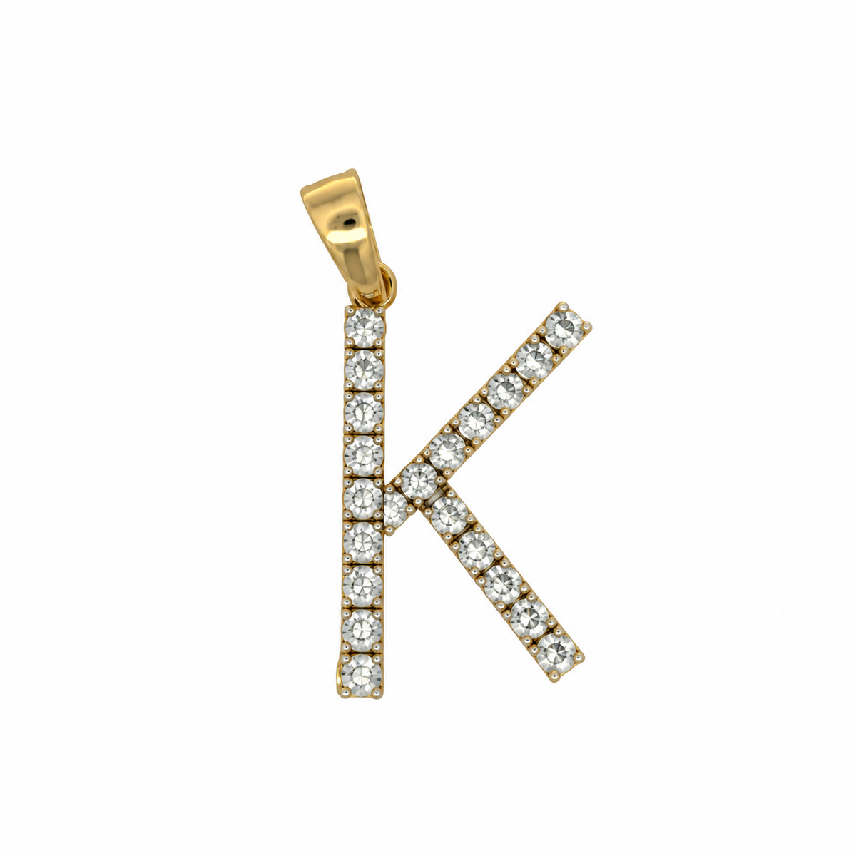 "K" Initial Pendant