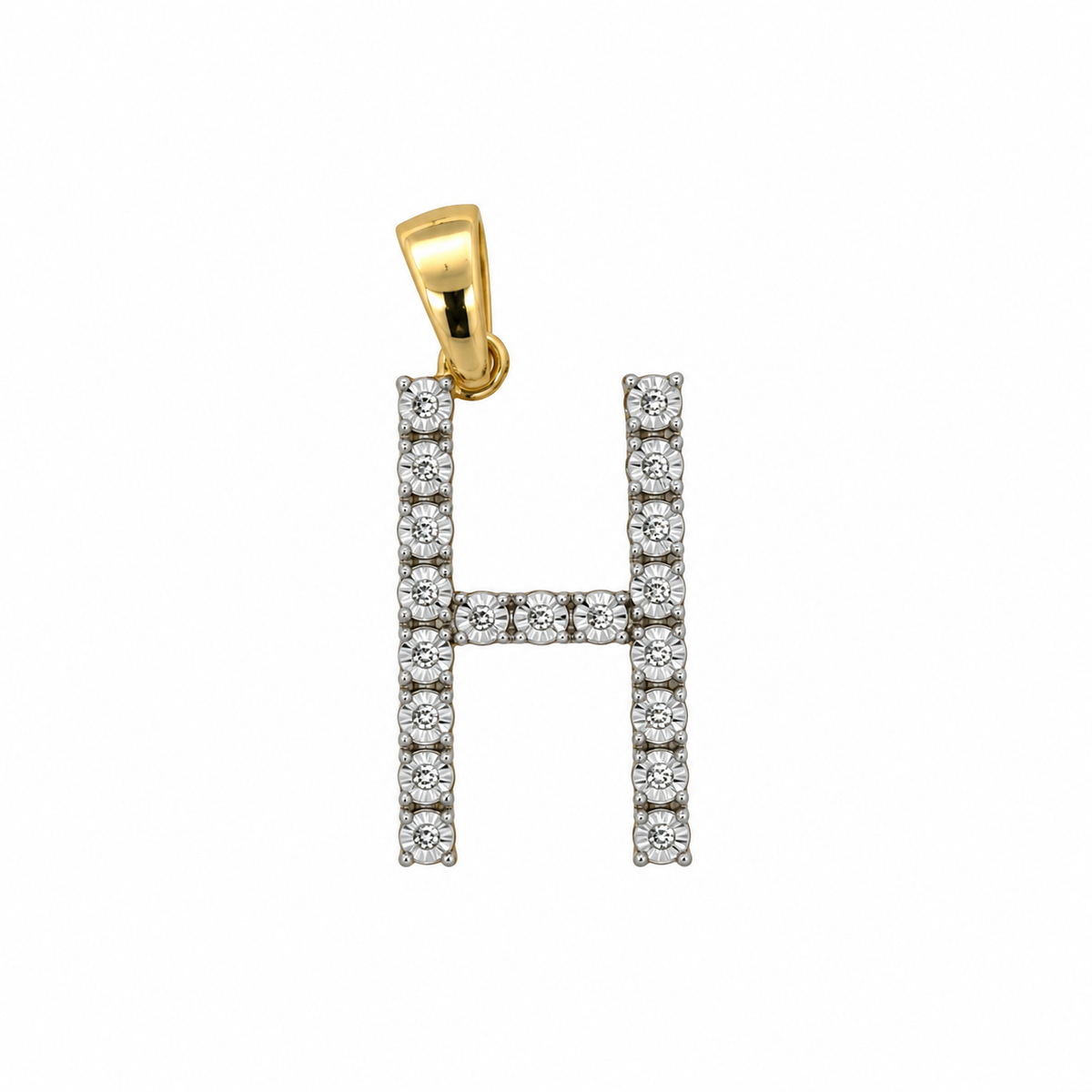 "H" Initial Pendant