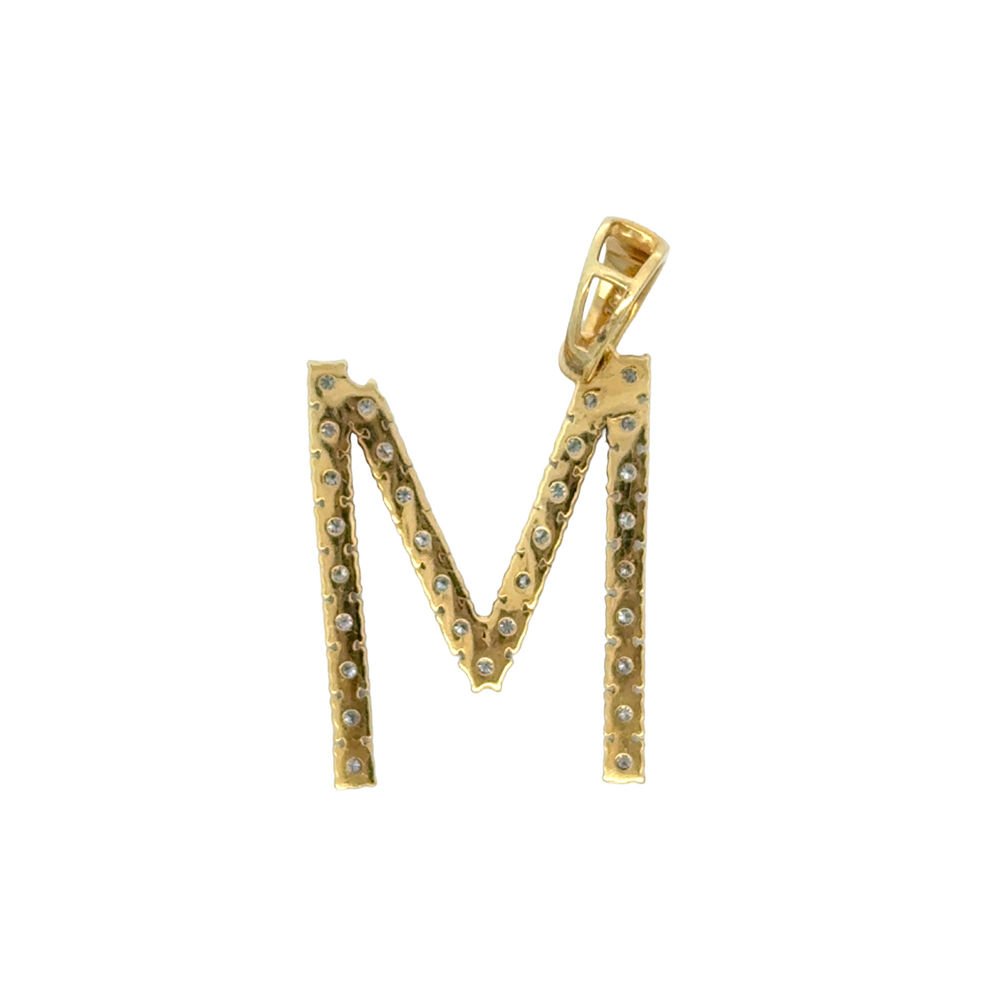"M" Initial Pendant