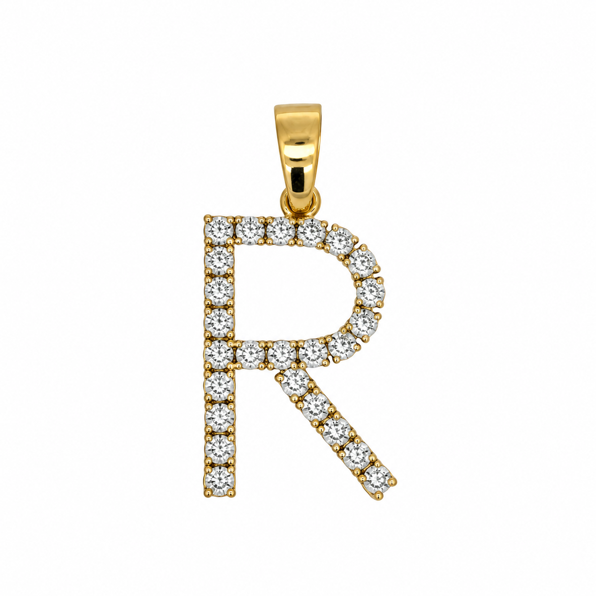 "R" Initial Pendant