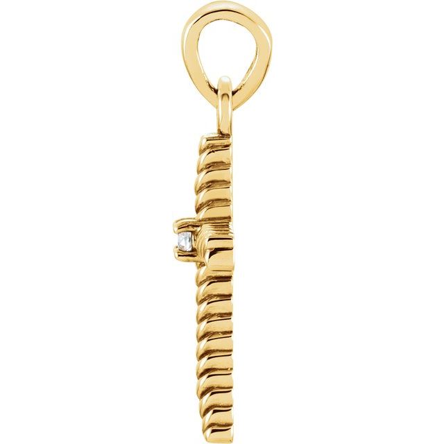 14k-yellow-gold-.015-ct-natural-diamond-cross-pendant