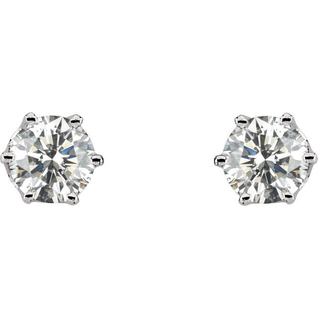 14k-white-gold-1/5-ctw-natural-diamond-6-prong-stud-earrings