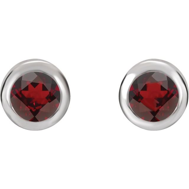 14k-white-gold-natural-mozambique-garnet-bezel-set-earrings