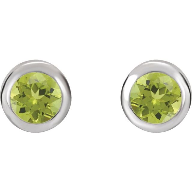 14k-white-gold-natural-peridot-bezel-set-earrings