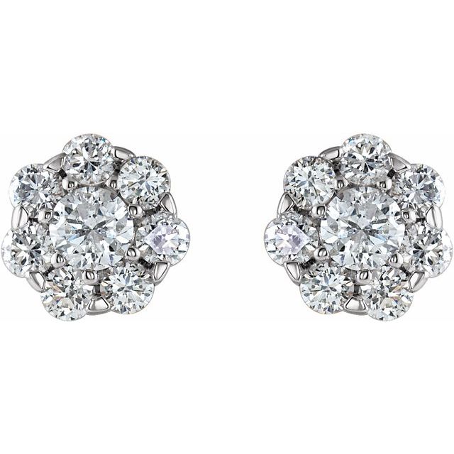 14k-white-gold-natural-ruby-&-1-1/8-ctw-natural-diamond-cluster-earrings
