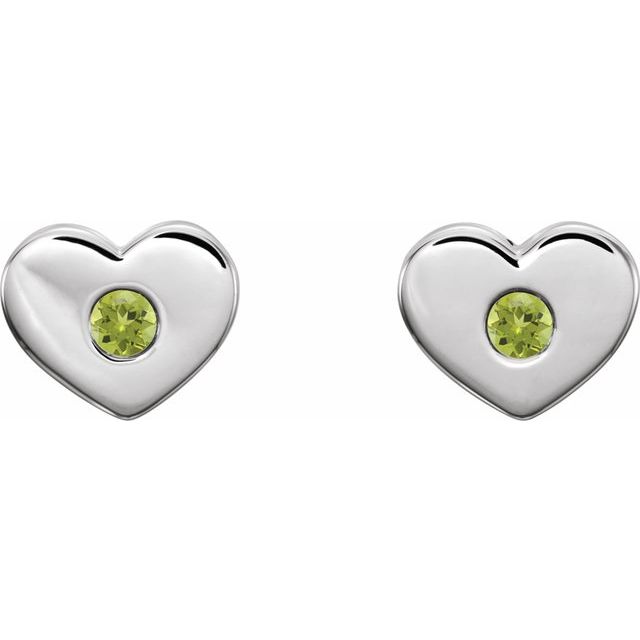 14k-white-gold-natural-peridot-heart-earrings