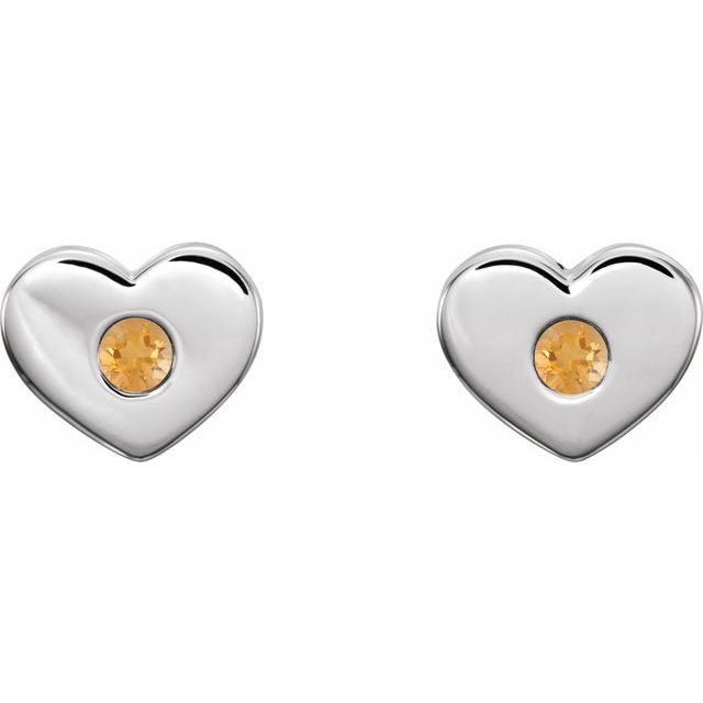 14k-white-gold-natural-citrine-heart-earrings