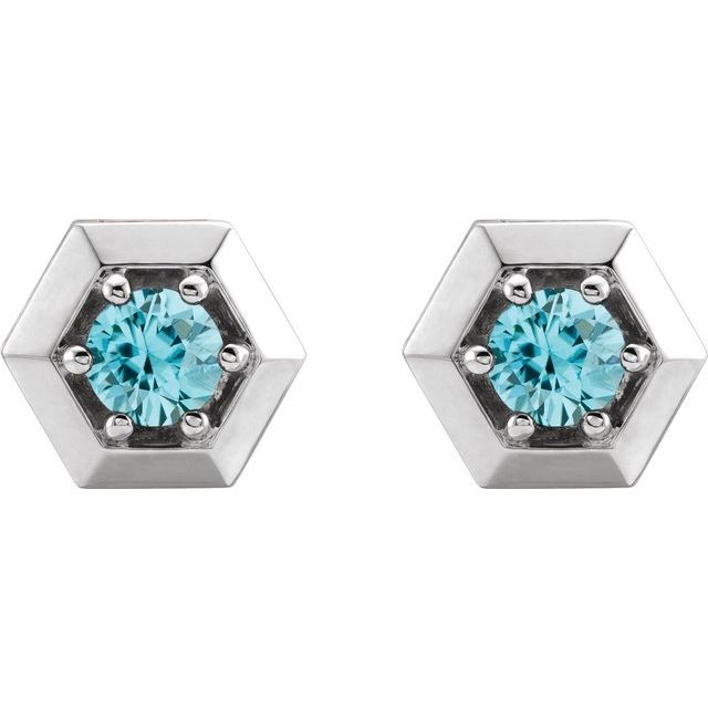 14k-white-gold-natural-blue-zircon-geometric-earrings