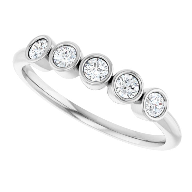 14k-white-gold-1/3-ctw-natural-diamond-five-stone-ring