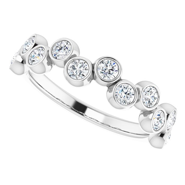 14k-white-gold-3/4-ctw-natural-diamond-bezel-set-ring