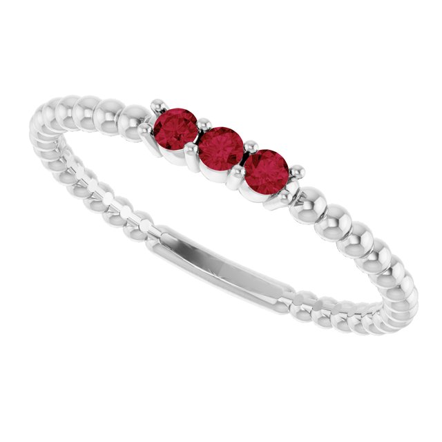 14k-white-gold-natural-ruby-beaded-ring