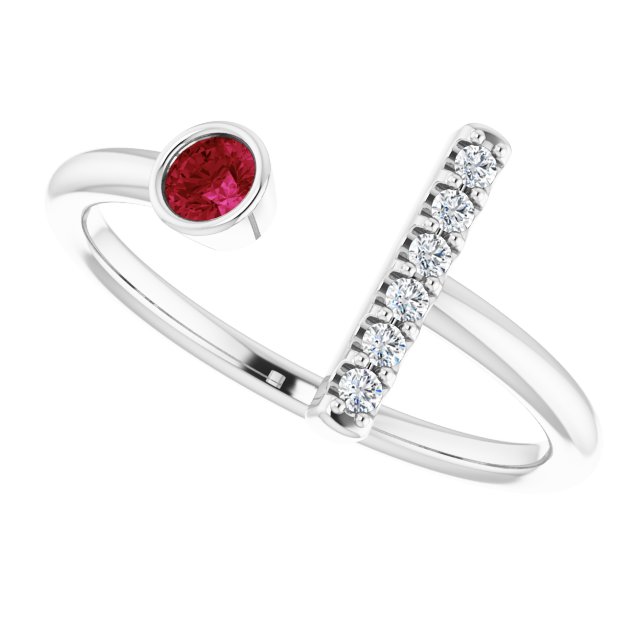 14k-white-gold-natural-ruby-&-.05-ctw-natural-diamond-bar-ring