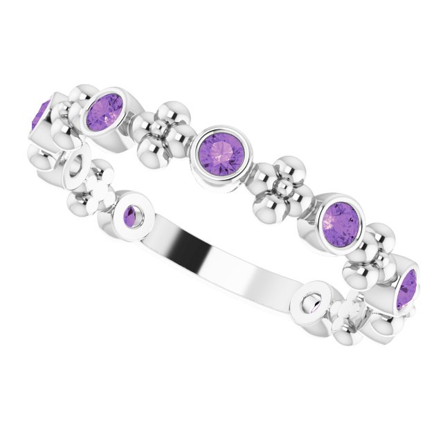 14k-white-gold-natural-amethyst-beaded-ring