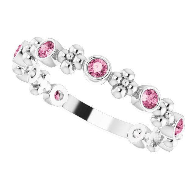 14k-white-gold-natural-pink-tourmaline-beaded-ring
