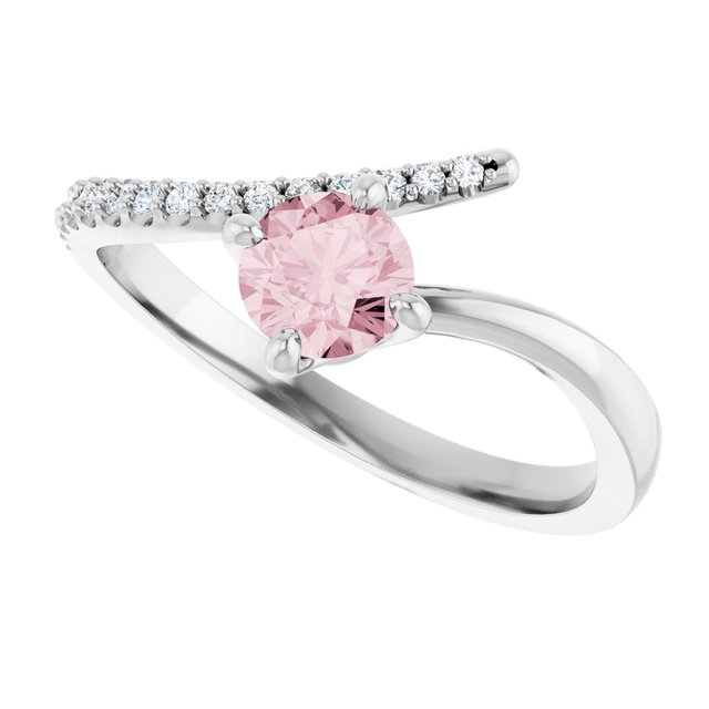 14k-white-gold-natural-pink-morganite-&-1/10-ctw-natural-diamond-bypass-ring