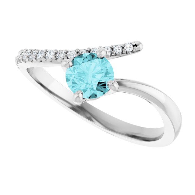 14k-white-gold-natural-blue-zircon-&-1/10-ctw-natural-diamond-bypass-ring