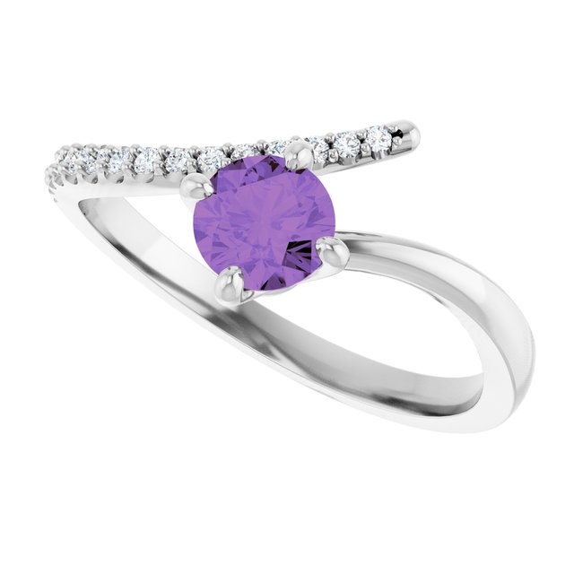 14k-white-gold-natural-amethyst-&-1/10-ctw-natural-diamond-bypass-ring