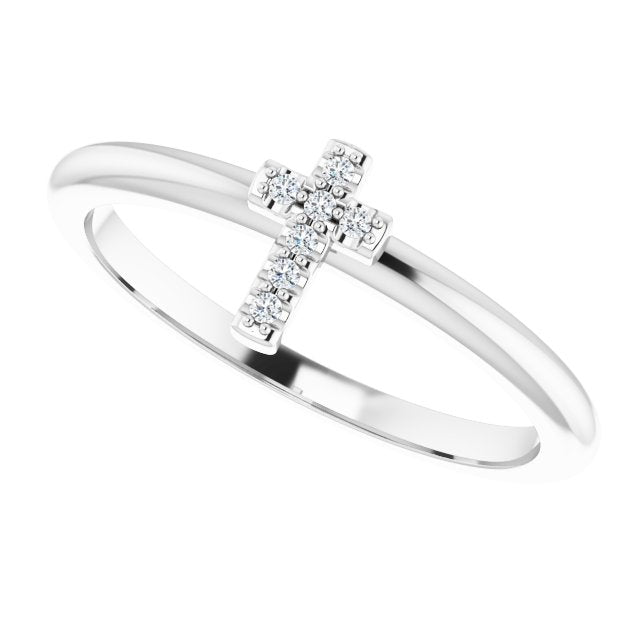 14k-white-gold-.03-ctw-natural-diamond-stackable-cross-ring