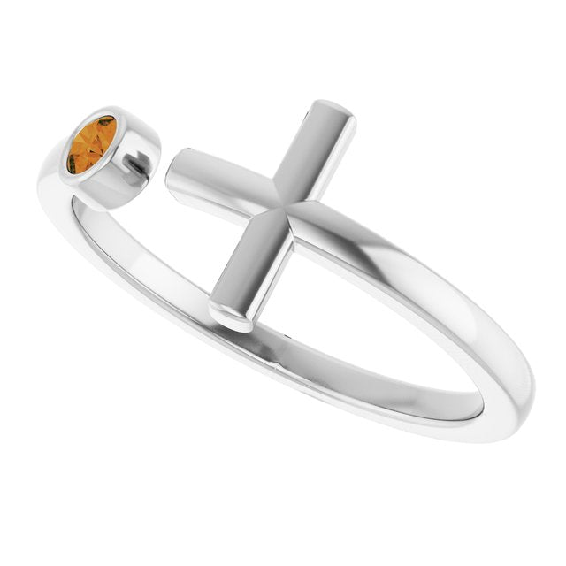 14k-white-gold-natural-citrine-negative-space-cross-ring