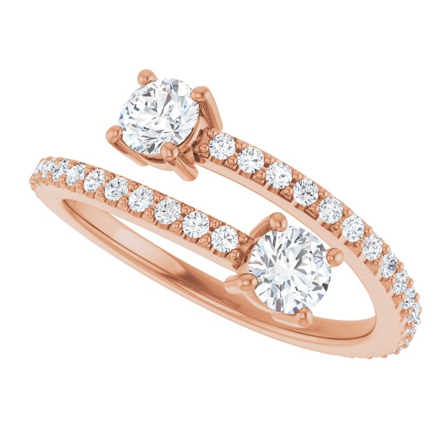 14k-rose-gold-7/8-ctw-natural-diamond-two-stone-ring